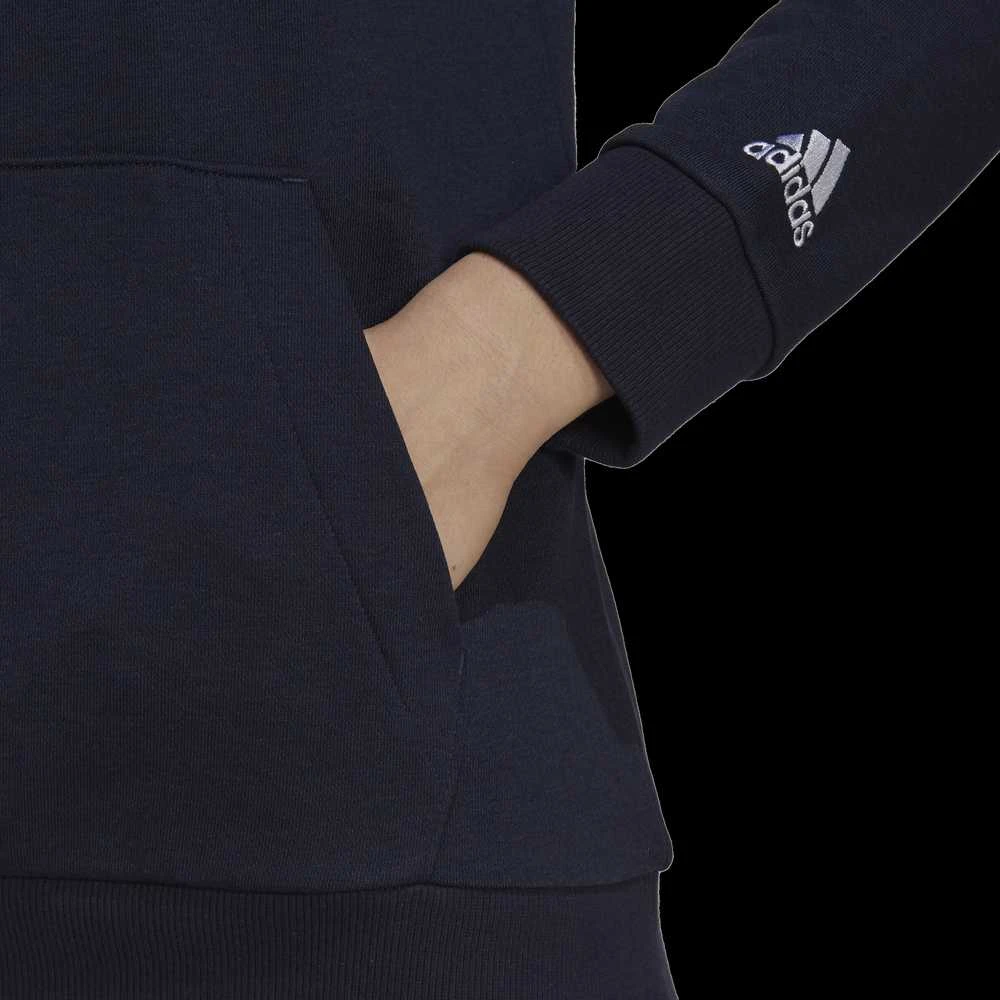 Adidas Džemperis Moterims W Lin Ft Hoodie Mėlyna H07797