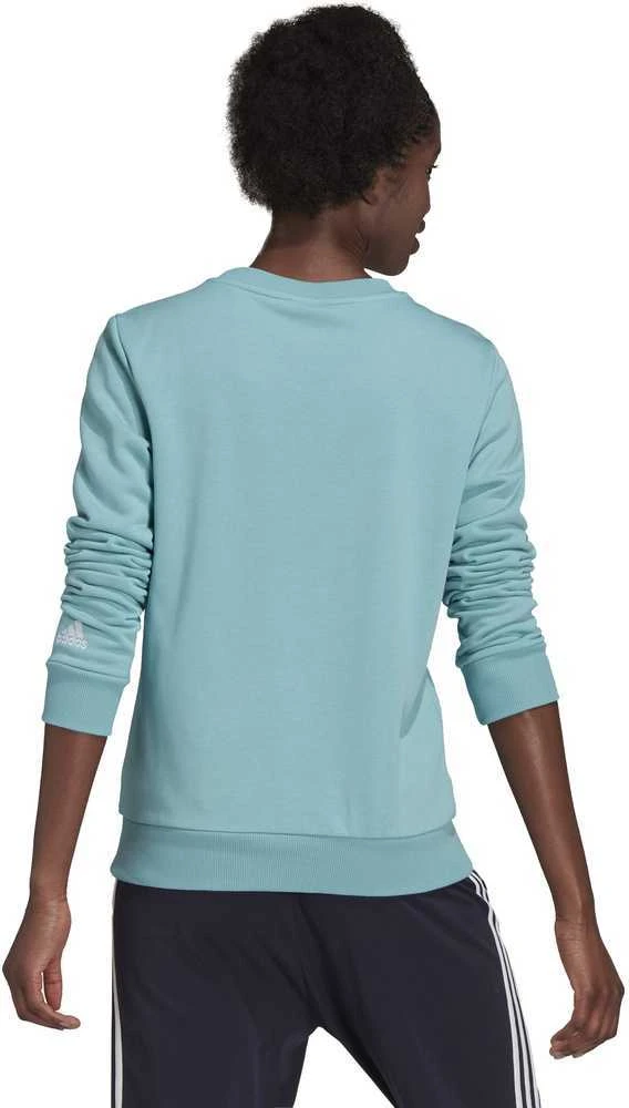 Adidas Džemperis Moterims W Lin Ft Sweat Mėlyna H10144