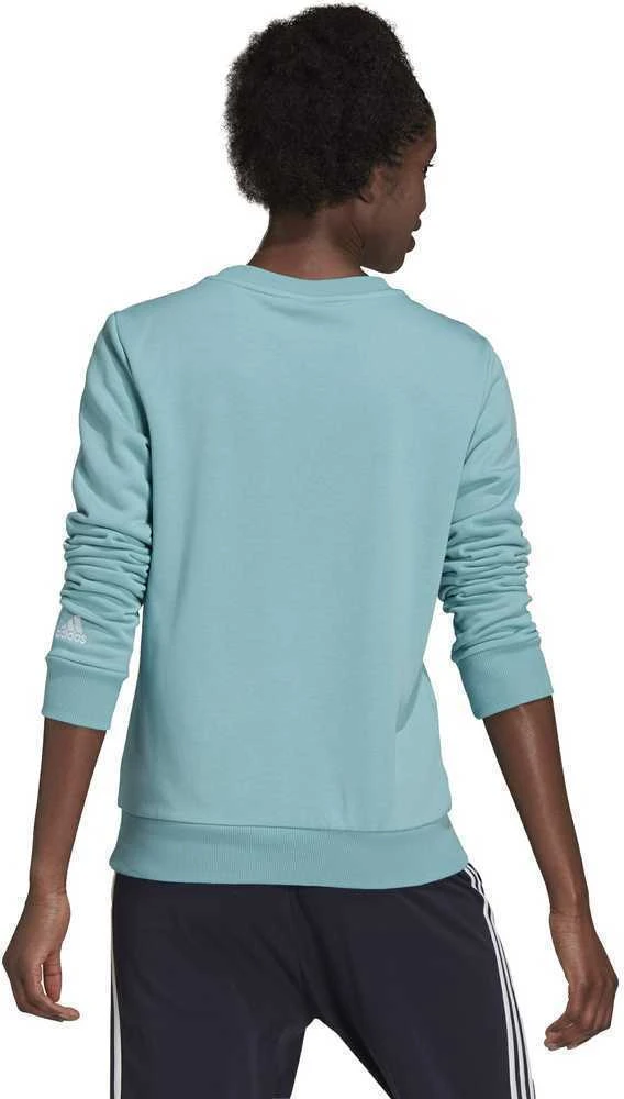 Adidas Džemperis Moterims W Lin Ft Sweat Mėlyna H10144