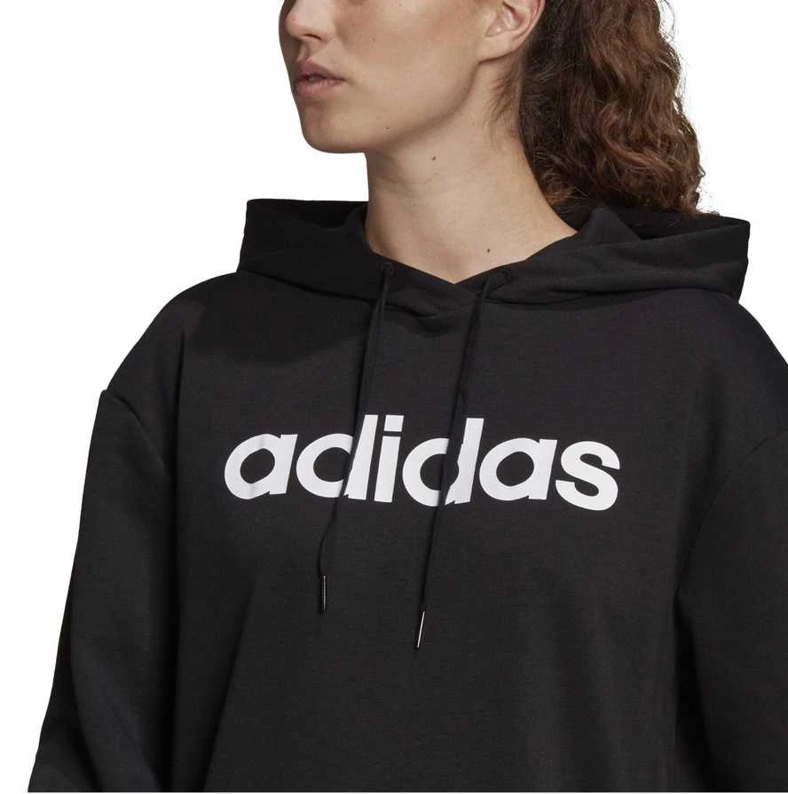 Adidas Džemperis Moterims W Lin Ov Hoodie Juodas GL0765