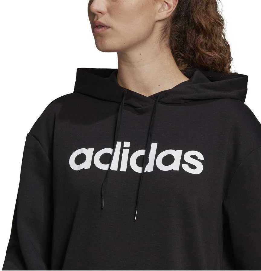 Adidas Džemperis Moterims W Lin Ov Hoodie Juodas GL0765