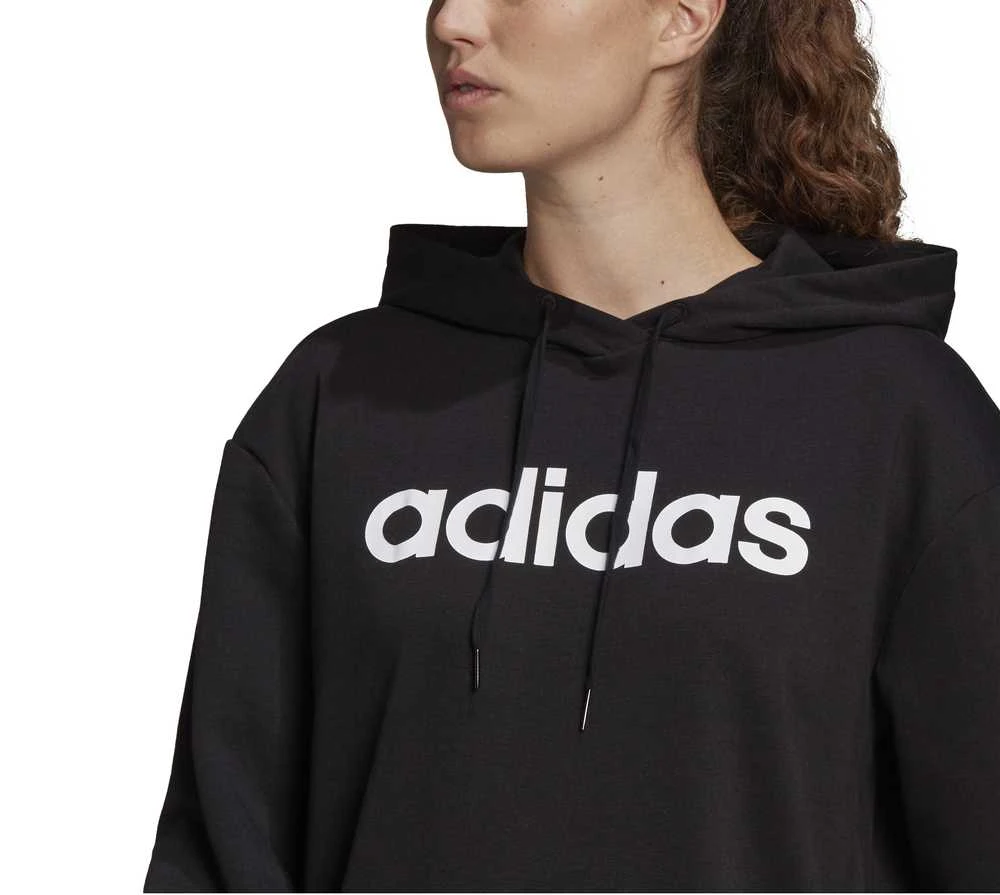 Adidas Džemperis Moterims W Lin Ov Hoodie Juodas GL0765
