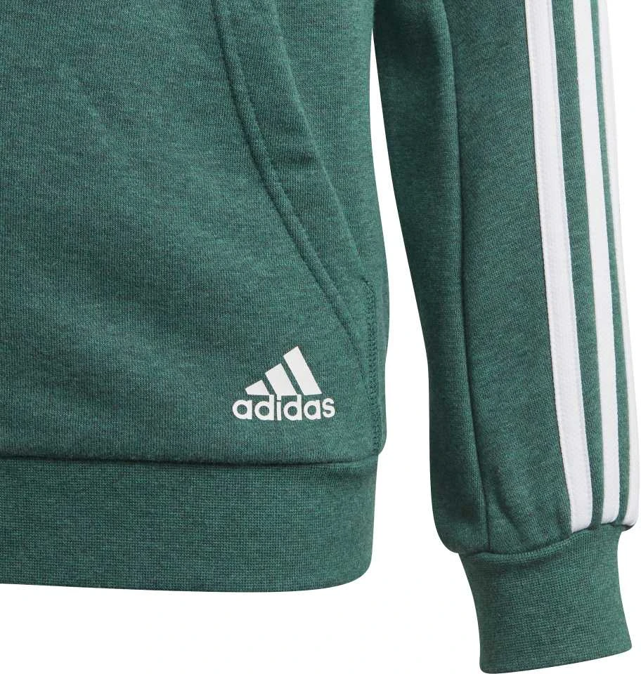 Adidas Džemperis Paaugliams Yb 3S Fz Hoodie Žalias DJ1745