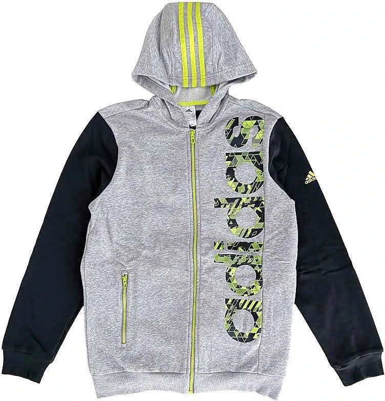 Adidas Džemperis Paaugliams YB RD KN FZHD Pilkas Juodas S22627