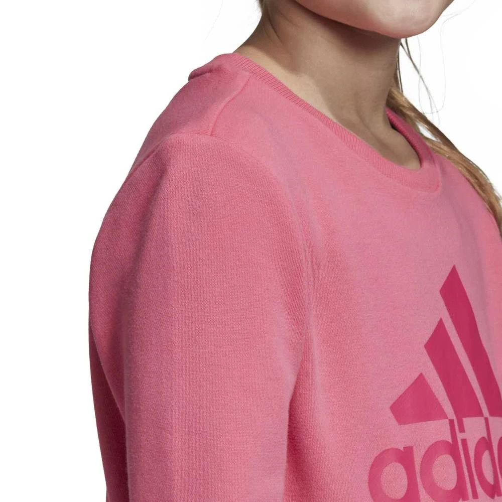 Adidas Džemperis PaaugliamsYg Mh Bos Crew Rožinė DV0322