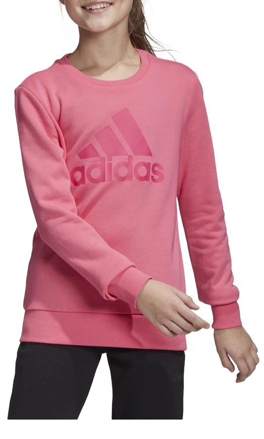 Adidas Džemperis PaaugliamsYg Mh Bos Crew Rožinė DV0322