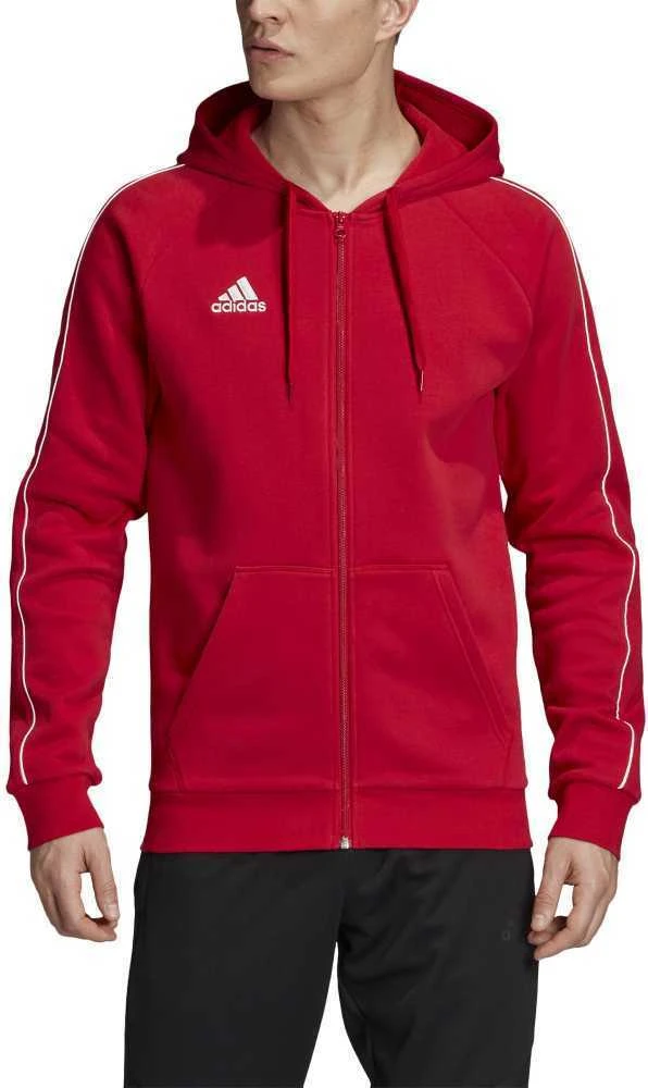 Adidas Džemperis Vyrams Core 18 Fz Hoody Raudona FT8071