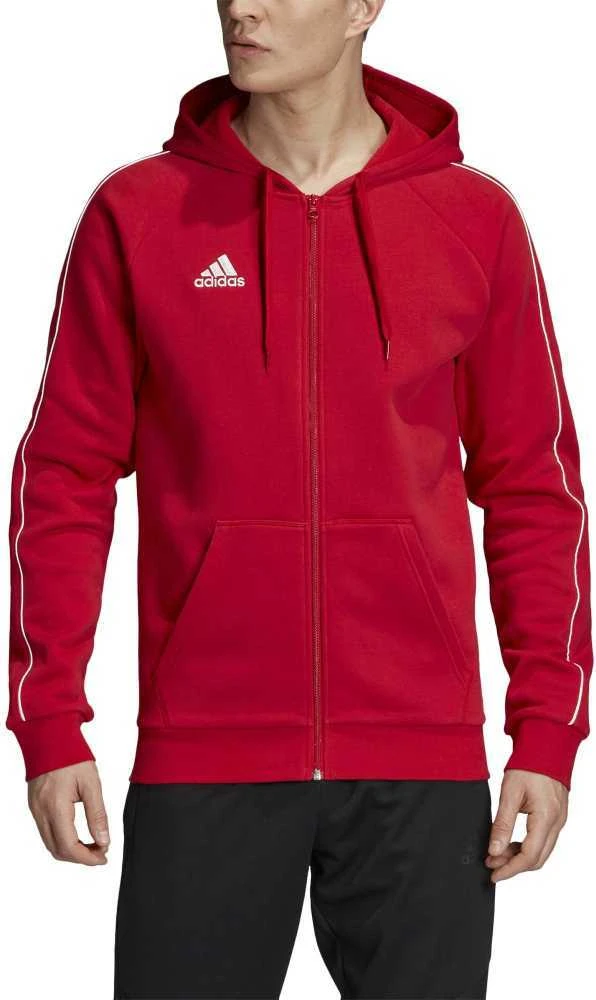 Adidas Džemperis Vyrams Core 18 Fz Hoody Raudona FT8071