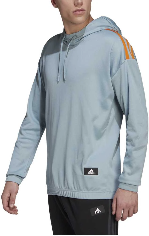 Adidas Džemperis Vyrams M Trvl 3s Hoodie Mėlyna HE2269