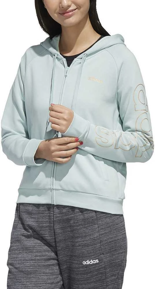 Adidas Džemperis W E Brand Hd Tt Žalias FL9297