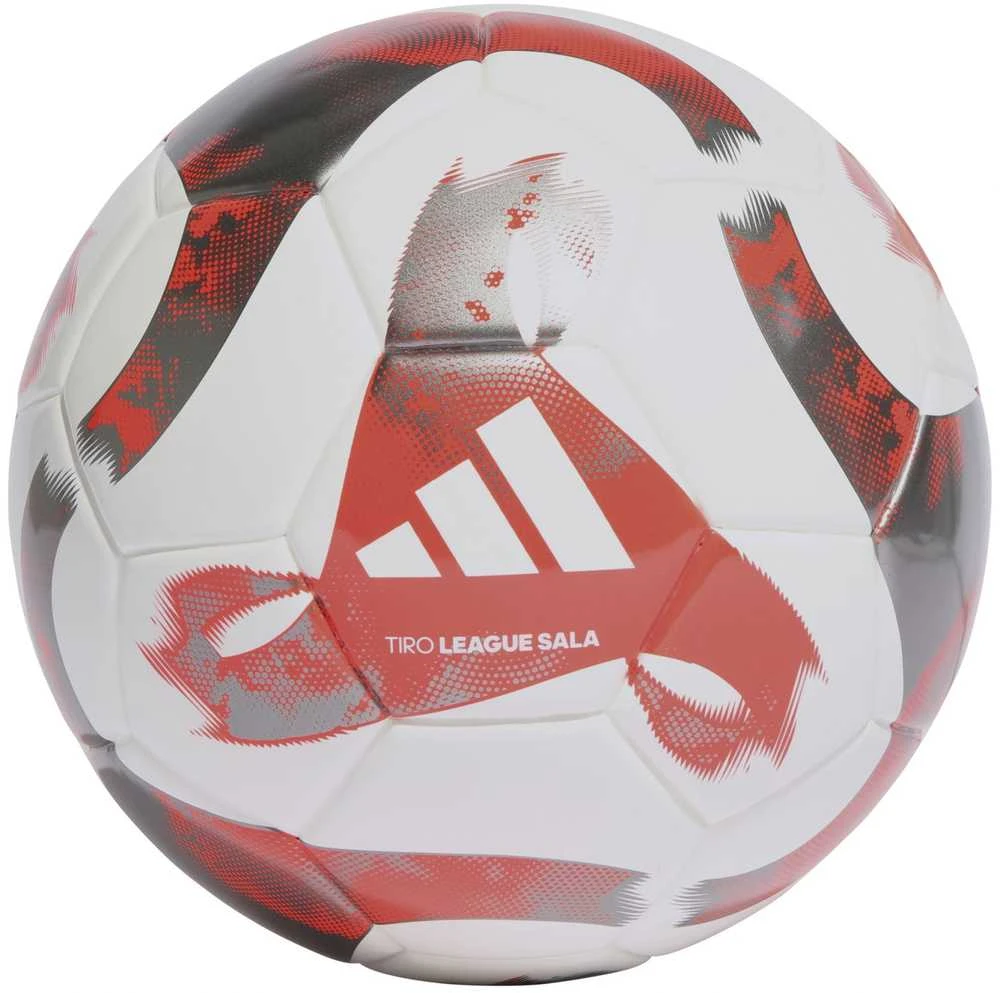 Adidas Futbolo Kamuolys Tiro League Sala Baltas Raudona Pilkas HT2425