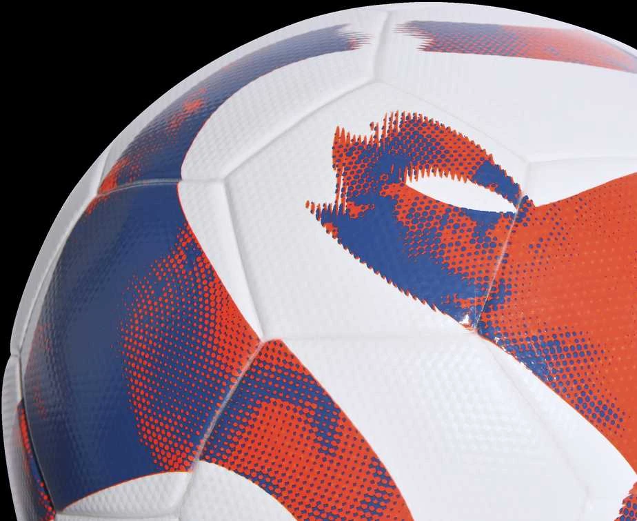 Adidas Futbolo Kamuolys Tiro League TSBE Baltas Mėlyna Raudona HT2422