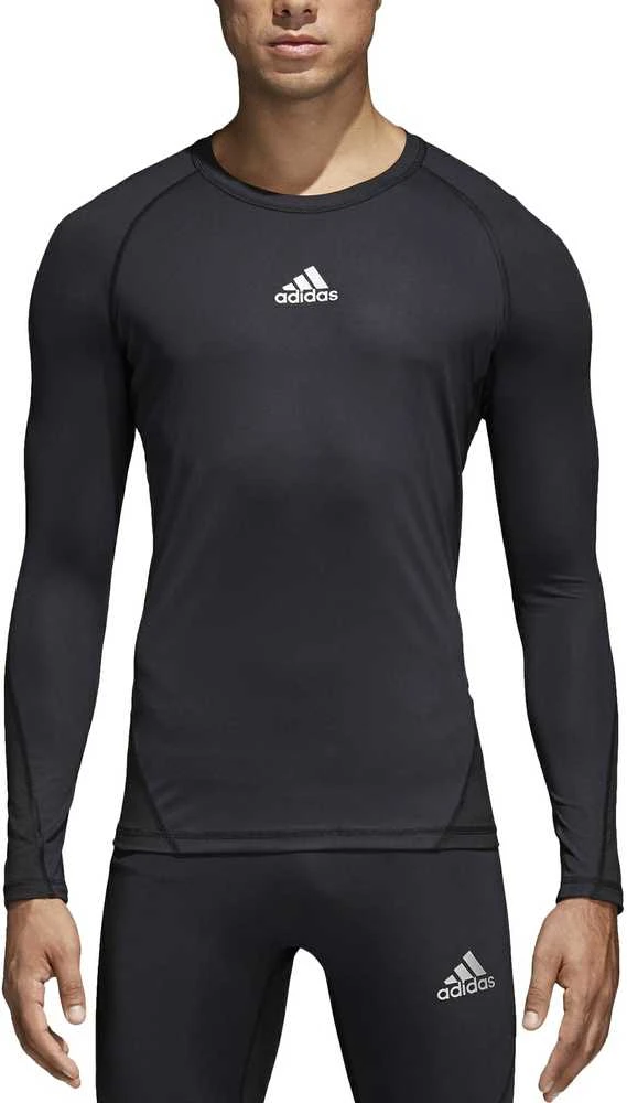 Adidas Futbolo Marškinėliai Alphaskin Sport Ls Juodas CW9486