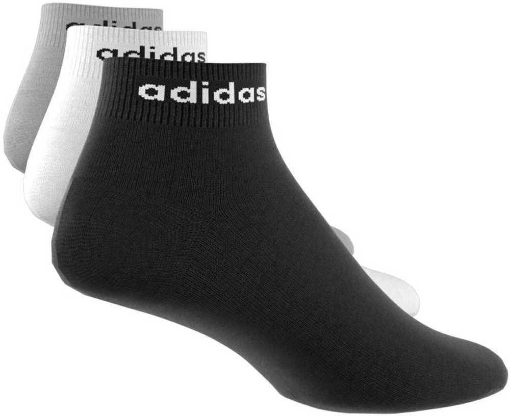 Adidas Kojinės Hc Ankle 3Pp Juodas Pilkas Baltas GE6132