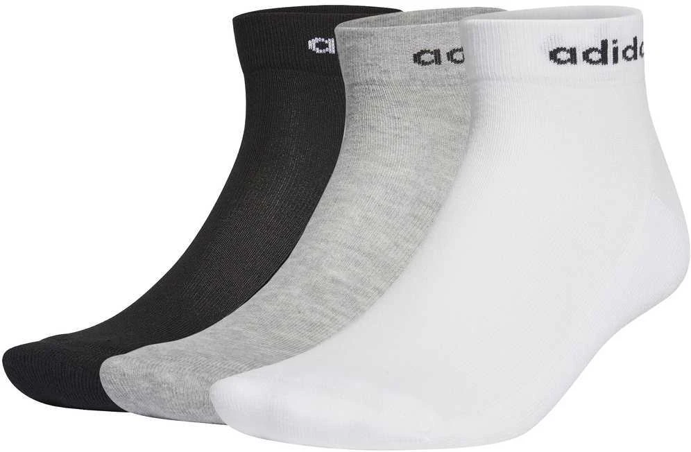 Adidas Kojinės Hc Ankle 3Pp Juodas Pilkas Baltas GE6132