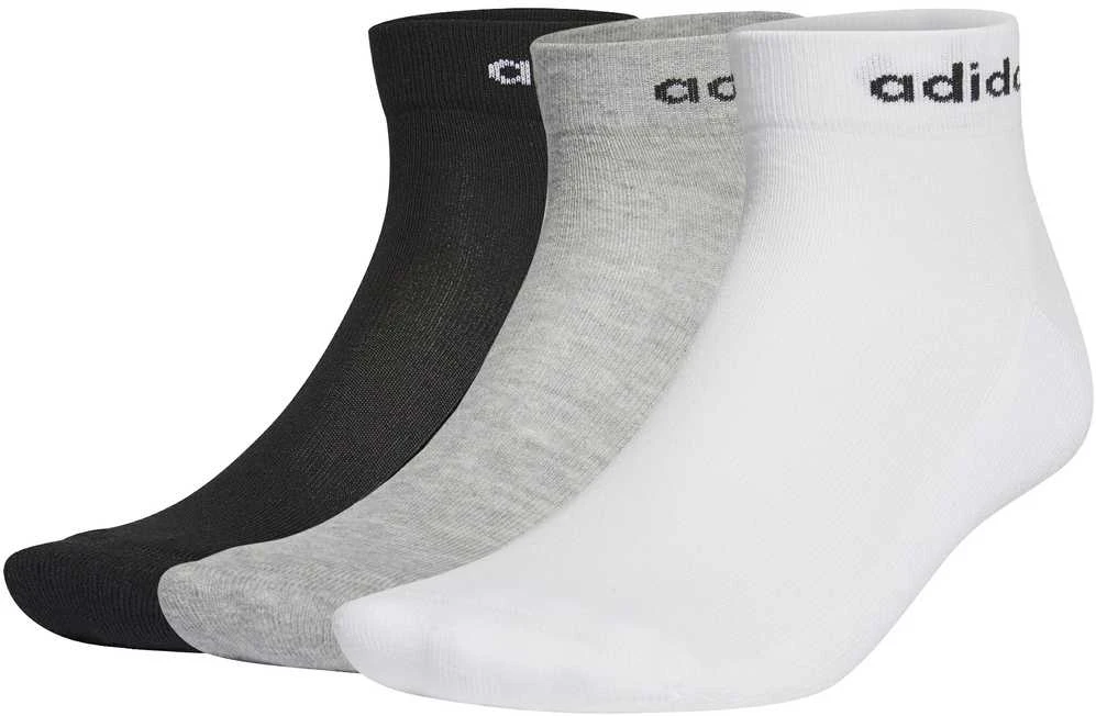 Adidas Kojinės Hc Ankle 3Pp Juodas Pilkas Baltas GE6132