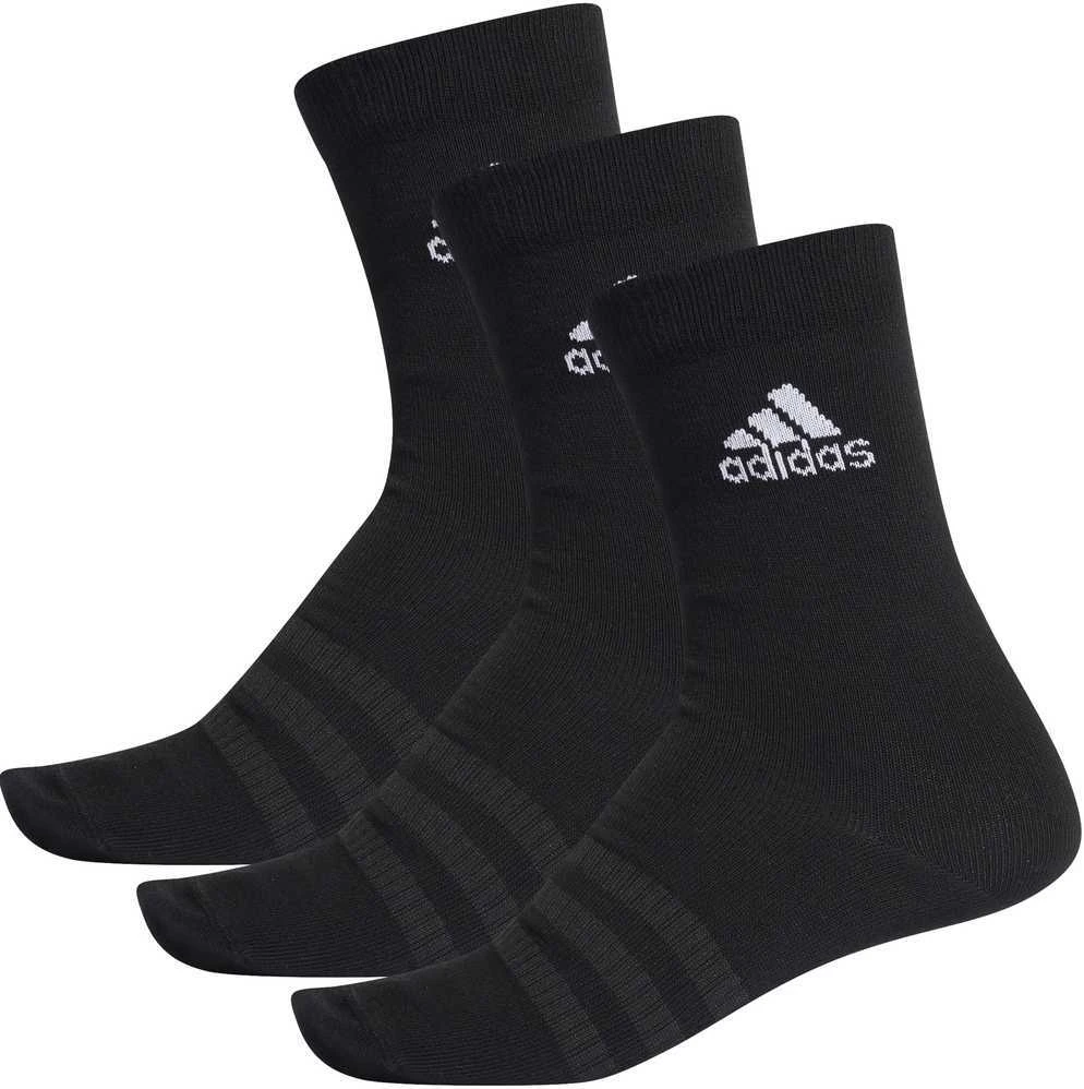 Adidas Kojinės Light Crew 3PP Juodas DZ9394