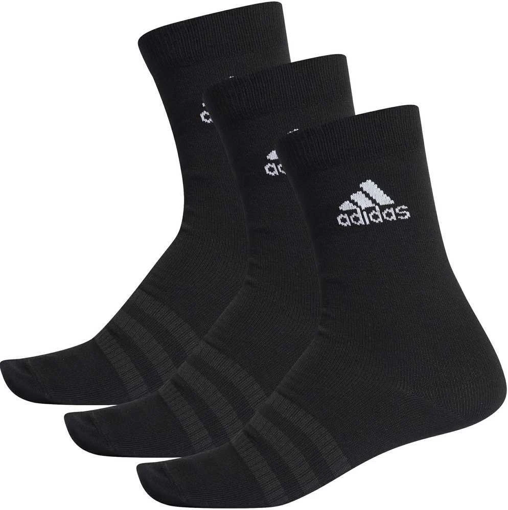 Adidas Kojinės Light Crew 3PP Juodas DZ9394