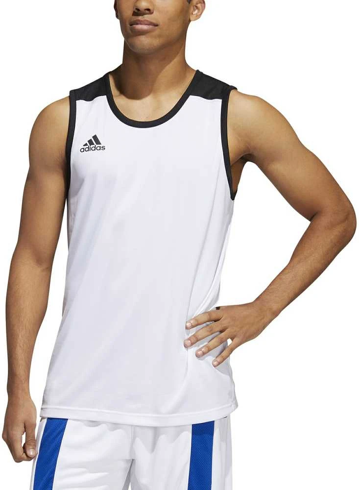 Adidas Krepšinio Marškinėliai 3G Spee Rev Jrs Juodas Baltas DX6385