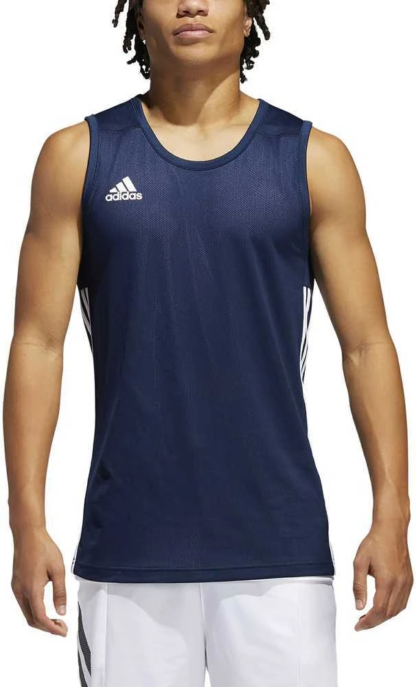 Adidas Krepšinio Marškinėliai 3G Spee Rev Jrs Mėlyna Baltas DY6594