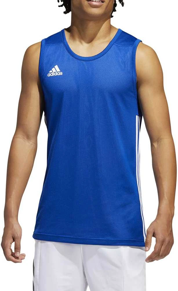 Adidas Krepšinio Marškinėliai 3G Spee Rev Jrs Mėlyna Baltas DY6593