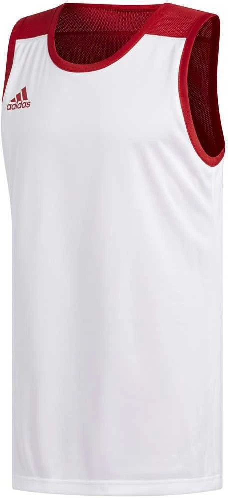 Adidas Krepšinio Marškinėliai 3G Spee Rev Jrs Raudona Baltas DY6595