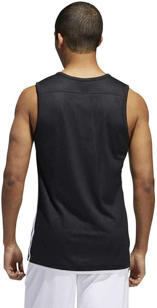 Adidas Krepšinio Marškinėliai 3G Spee Rev Jrs Juodas Baltas DX6385