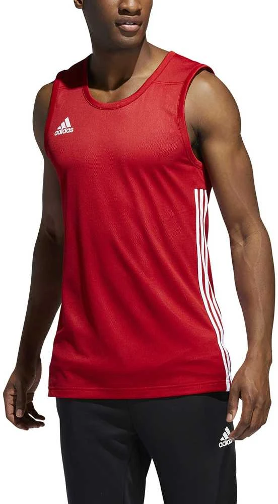 Adidas Krepšinio Marškinėliai 3G Spee Rev Jrs Raudona Baltas DY6595