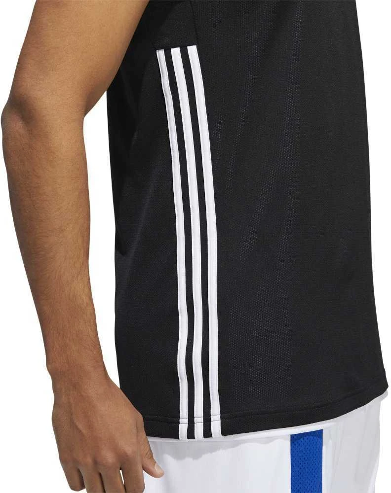 Adidas Krepšinio Marškinėliai 3G Spee Rev Jrs Juodas Baltas DX6385