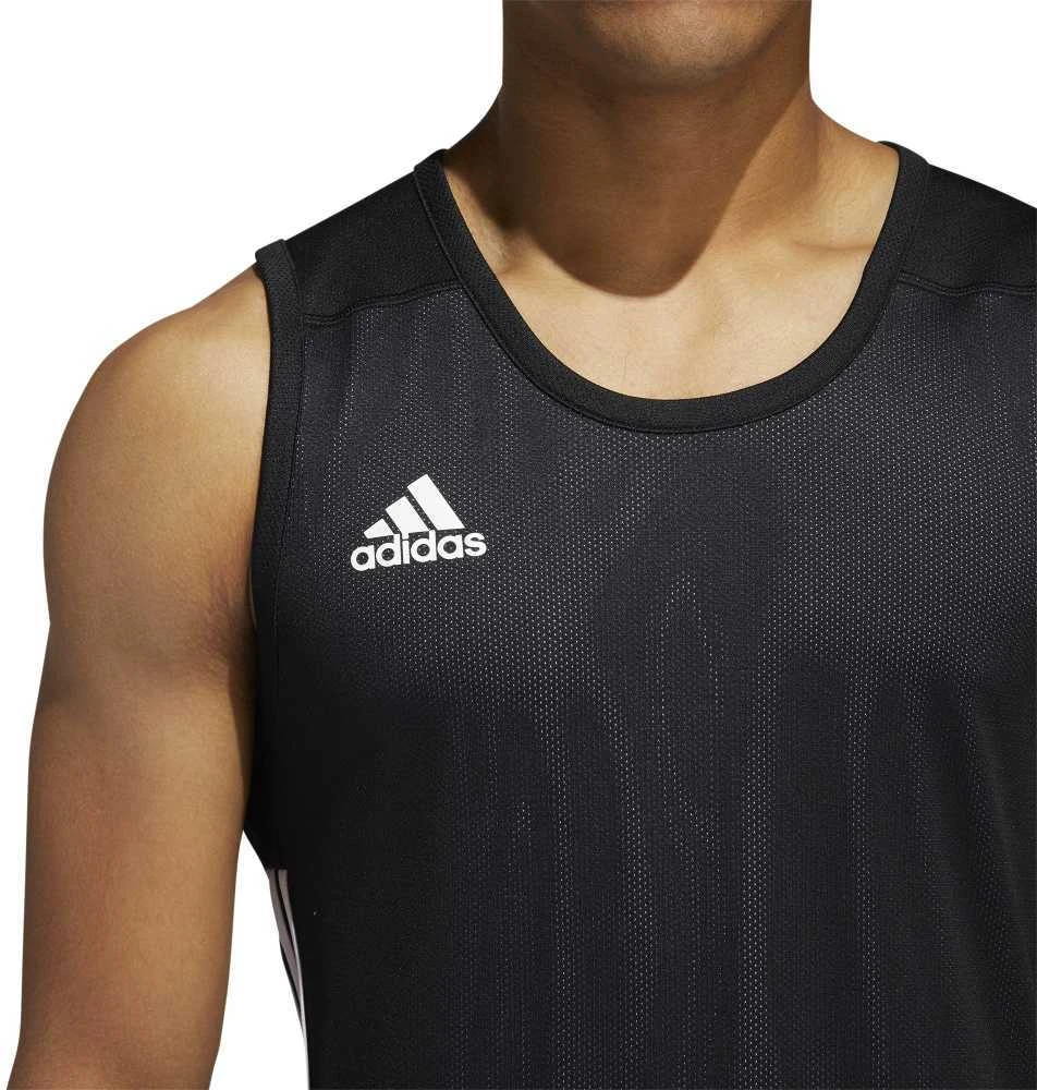 Adidas Krepšinio Marškinėliai 3G Spee Rev Jrs Juodas Baltas DX6385