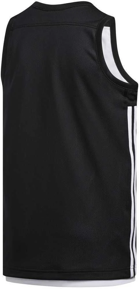Adidas Krepšinio Marškinėliai Paaugliams 3G Spee Rev Jrs Juodas Baltas DX6387