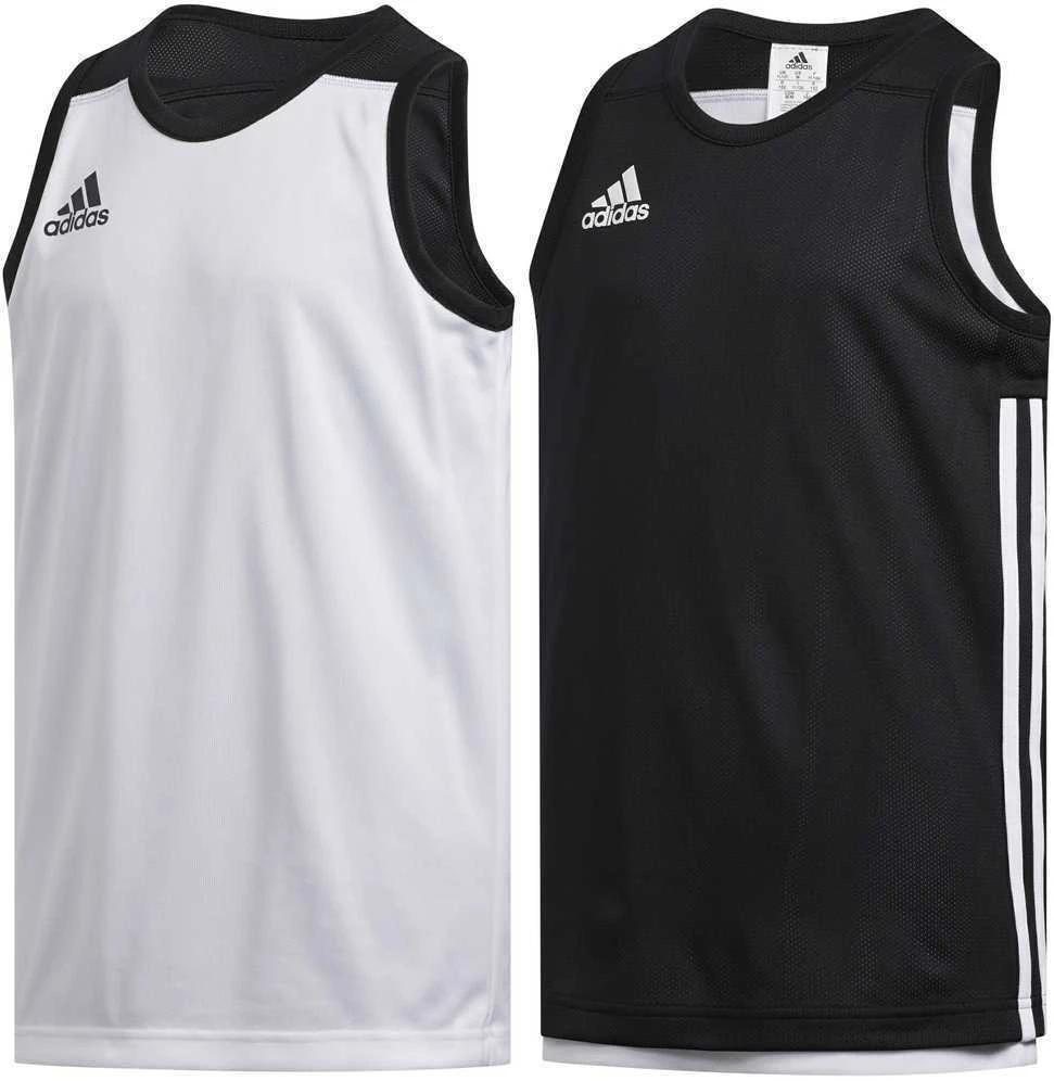 Adidas Krepšinio Marškinėliai Paaugliams 3G Spee Rev Jrs Juodas Baltas DX6387