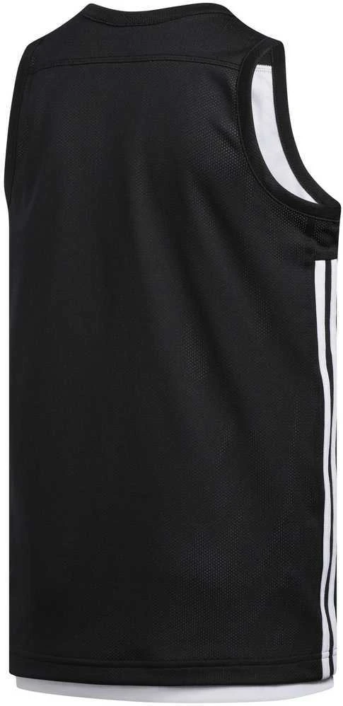 Adidas Krepšinio Marškinėliai Paaugliams 3G Spee Rev Jrs Juodas Baltas DX6387