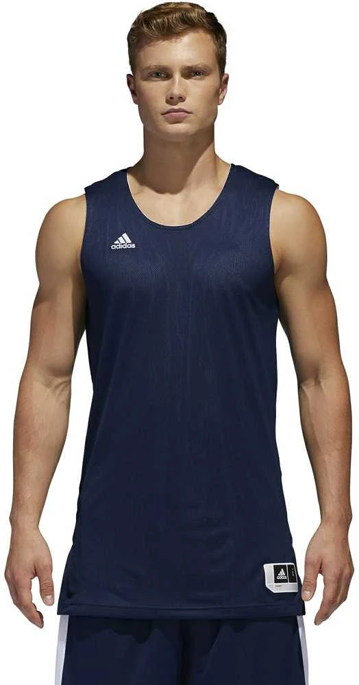 Adidas Krepšinio Marškinėliai Reversible Crazy Explosive Navy Baltas CD8690
