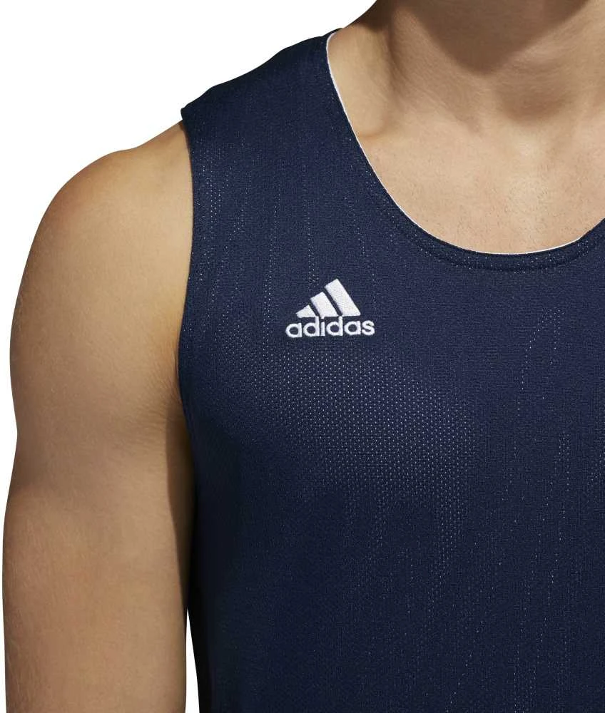 Adidas Krepšinio Marškinėliai Reversible Crazy Explosive Navy Baltas CD8690
