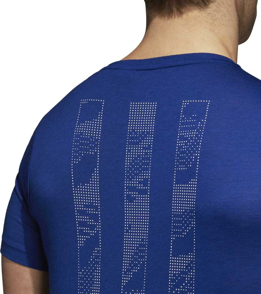Adidas Marškinėliai FreeLift Stripe Mėlyna DI0401