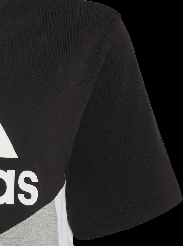 Adidas Marškinėliai Paaugliams B Cb T Ess Juodas Pilkas HA4025