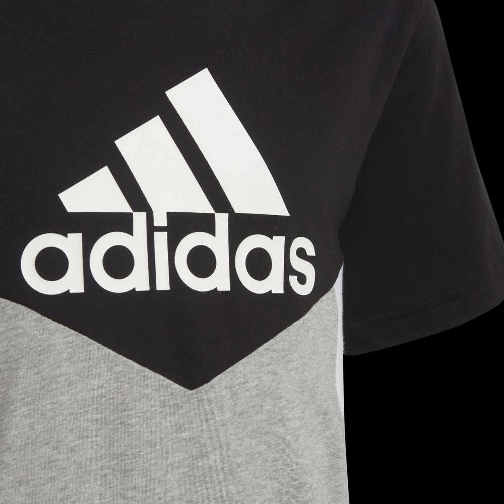 Adidas Marškinėliai Paaugliams B Cb T Ess Juodas Pilkas HA4025