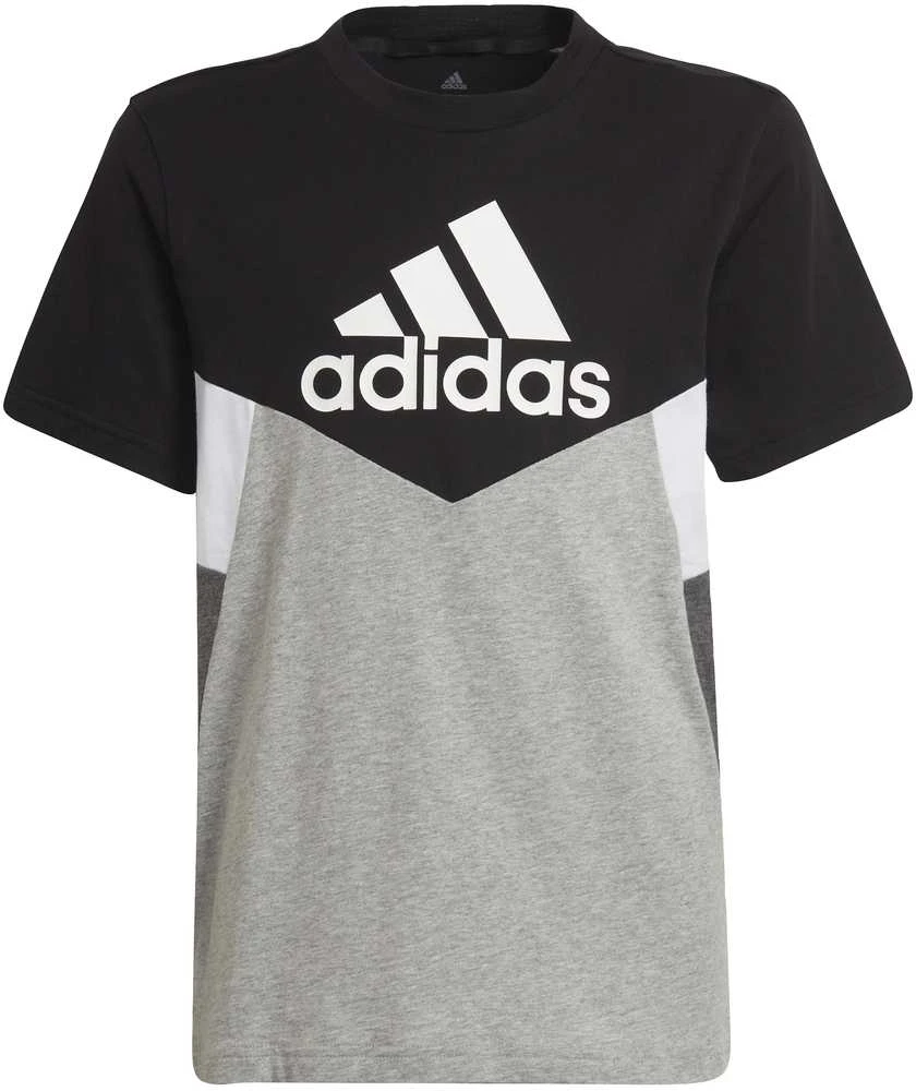 Adidas Marškinėliai Paaugliams B Cb T Ess Juodas Pilkas HA4025