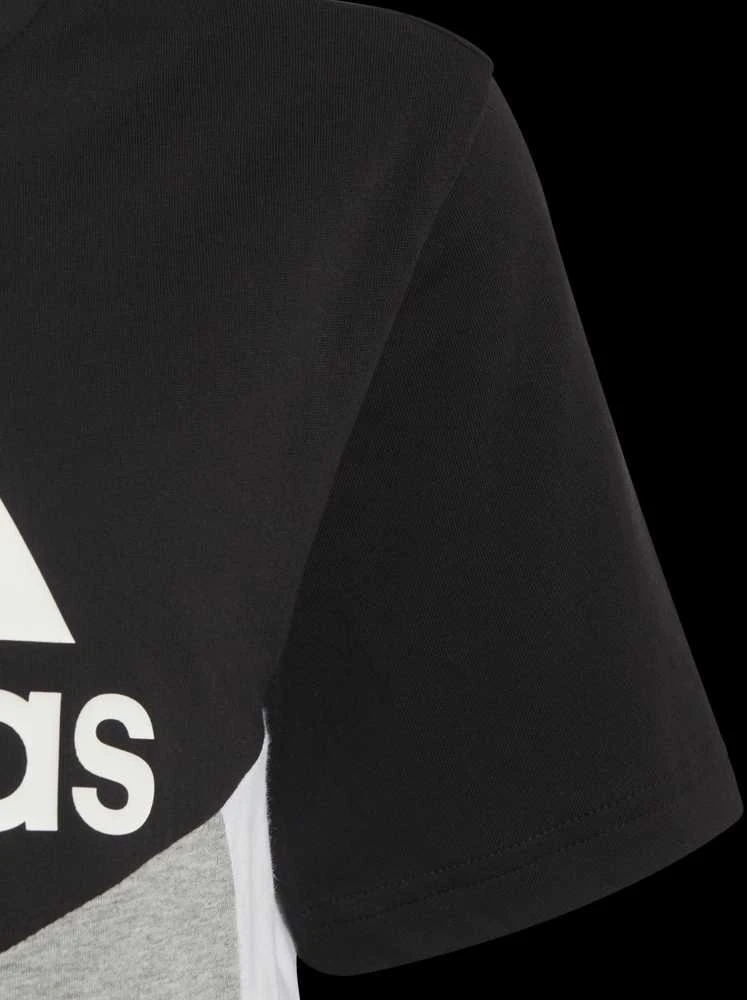 Adidas Marškinėliai Paaugliams B Cb T Ess Juodas Pilkas HA4025