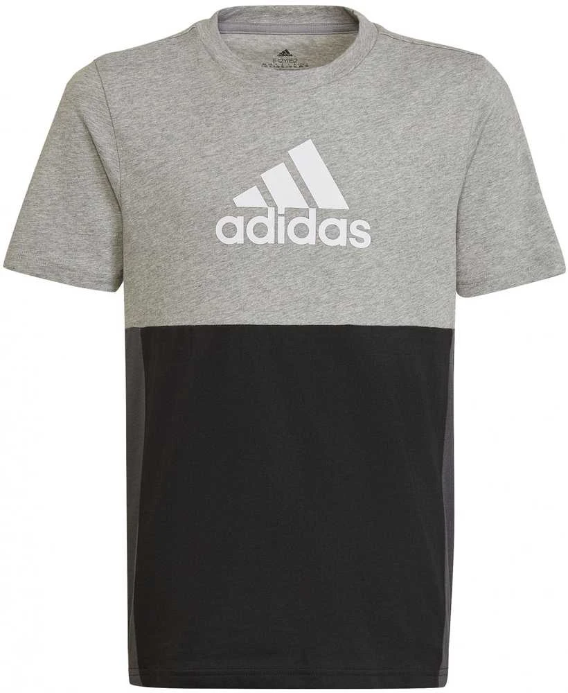 Adidas Marškinėliai Paaugliams U Cb Tee Juodas Pilkas HN8561