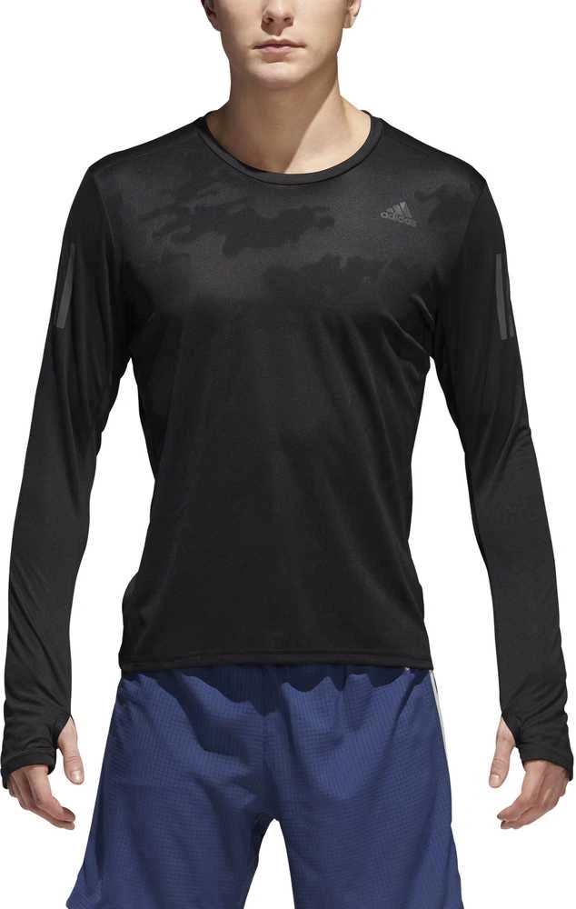 Adidas Marškinėliai Response Long Sleeve Juodas CE7289