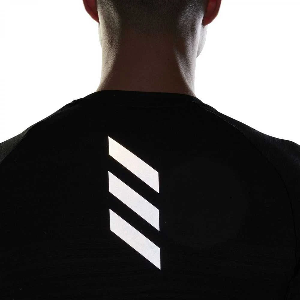 Adidas Marškinėliai Vyrams Adi Runner Ls Juodas