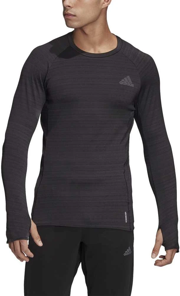 Adidas Marškinėliai Vyrams Adi Runner Ls Juodas