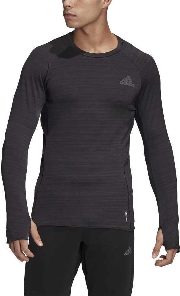 Adidas Marškinėliai Vyrams Adi Runner Ls Juodas