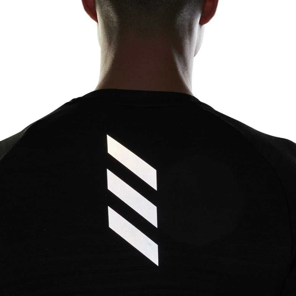 Adidas Marškinėliai Vyrams Adi Runner Ls Juodas