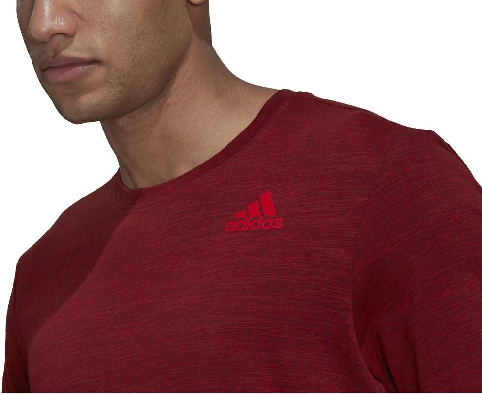 Adidas Marškinėliai Vyrams City Elevated T Burgundy