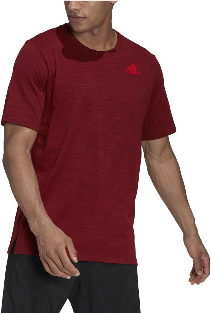 Adidas Marškinėliai Vyrams City Elevated T Burgundy