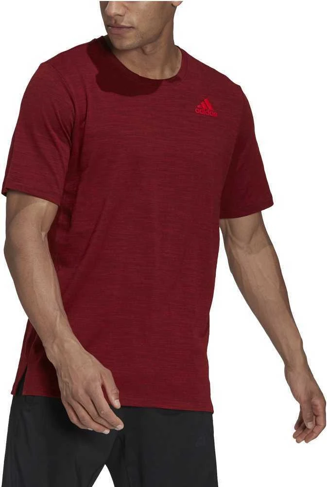 Adidas Marškinėliai Vyrams City Elevated T Burgundy