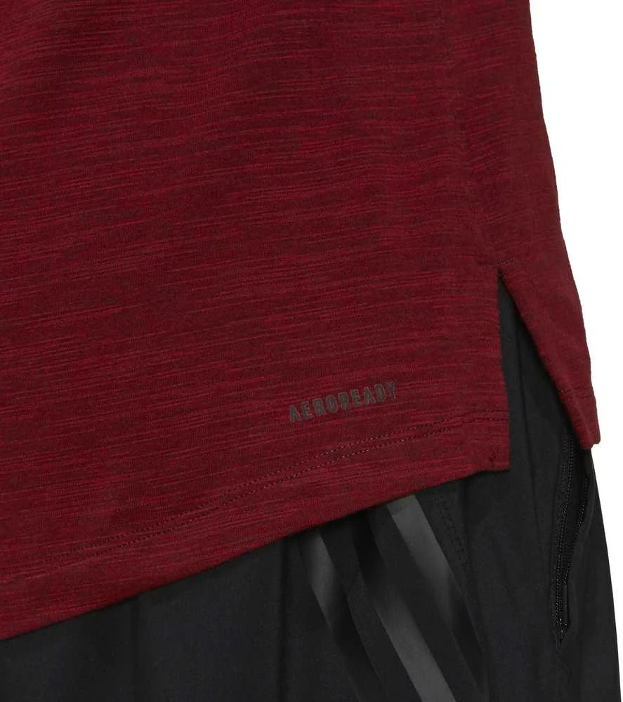 Adidas Marškinėliai Vyrams City Elevated T Burgundy